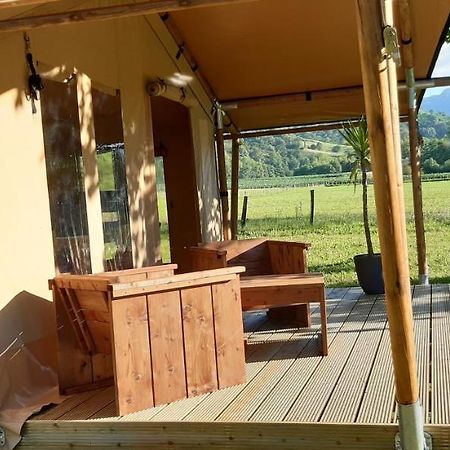 Tente Safari Lodge Ferme Carrique Tardets-Sorholus Extérieur photo