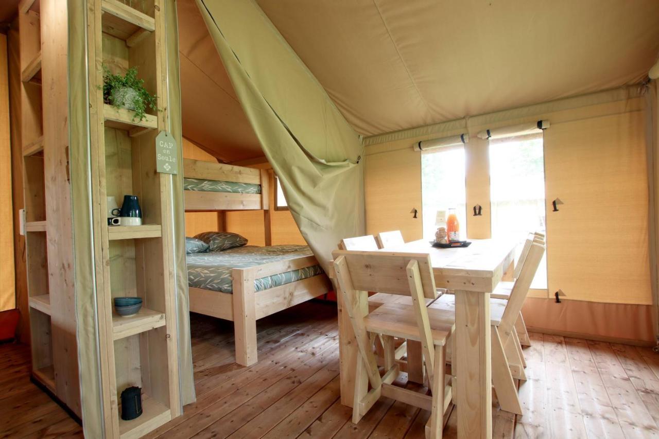 Tente Safari Lodge Ferme Carrique Tardets-Sorholus Extérieur photo