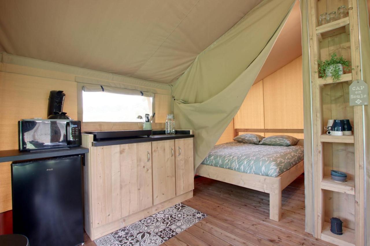 Tente Safari Lodge Ferme Carrique Tardets-Sorholus Extérieur photo