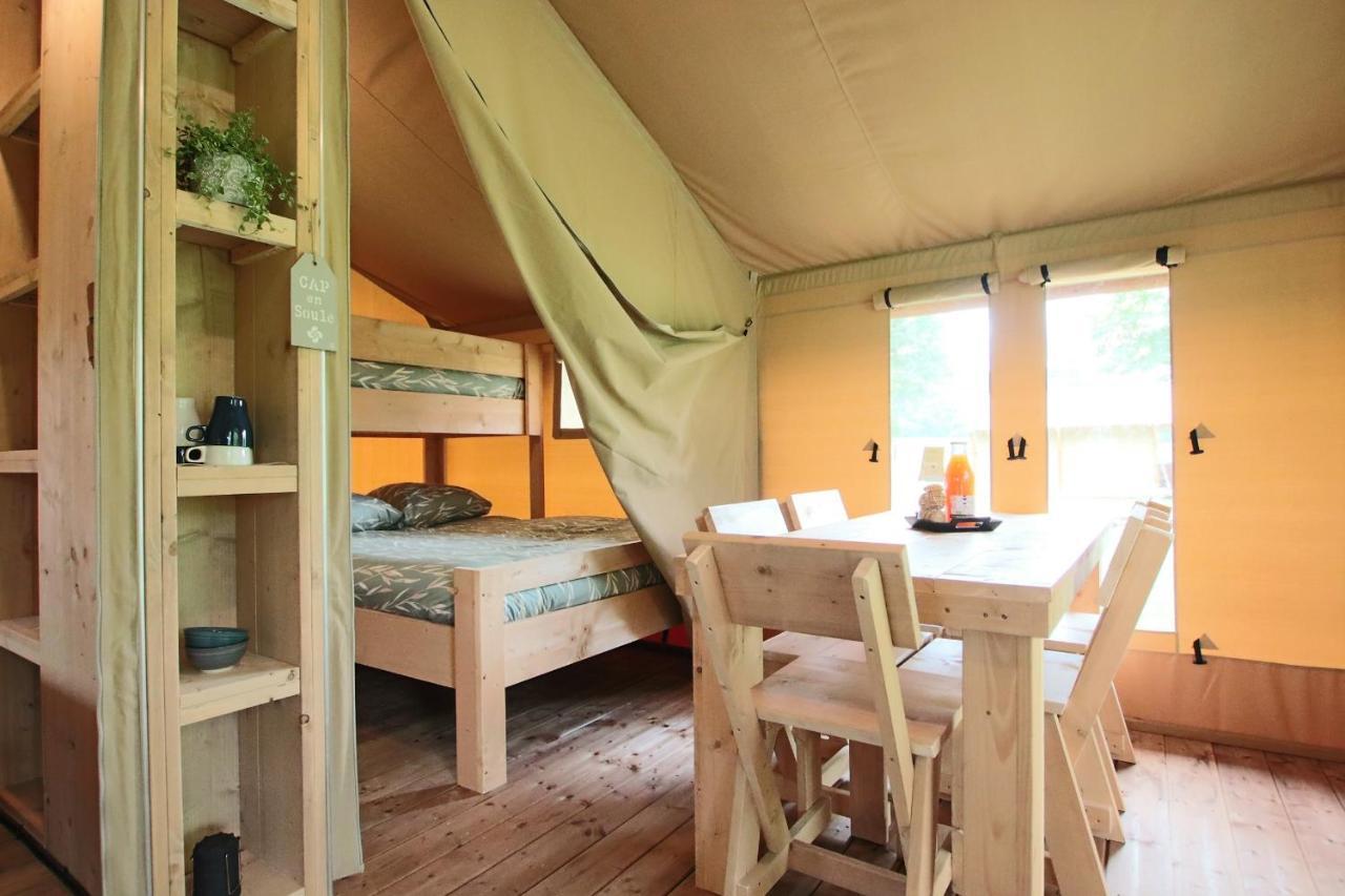 Tente Safari Lodge Ferme Carrique Tardets-Sorholus Extérieur photo
