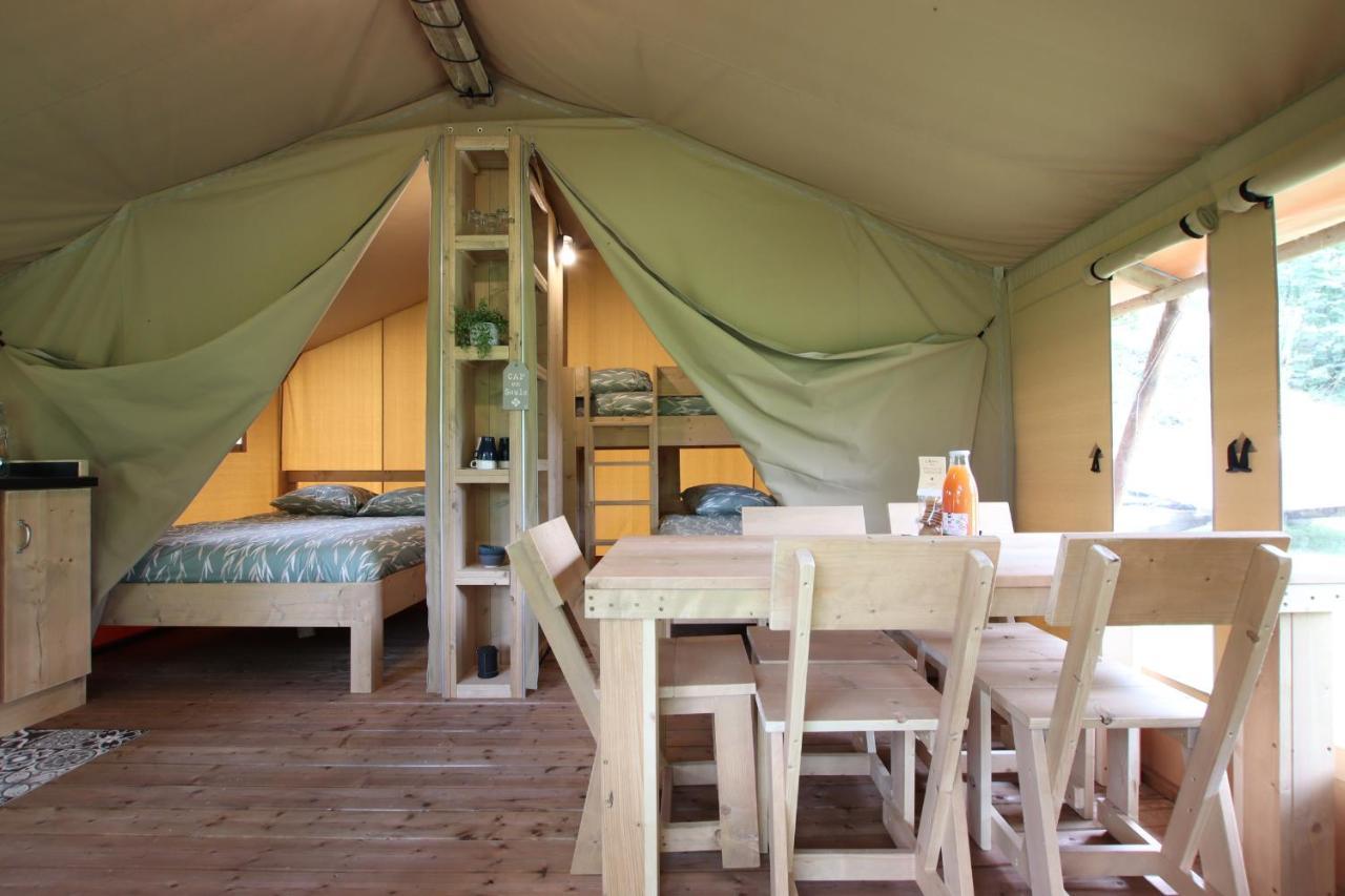 Tente Safari Lodge Ferme Carrique Tardets-Sorholus Extérieur photo