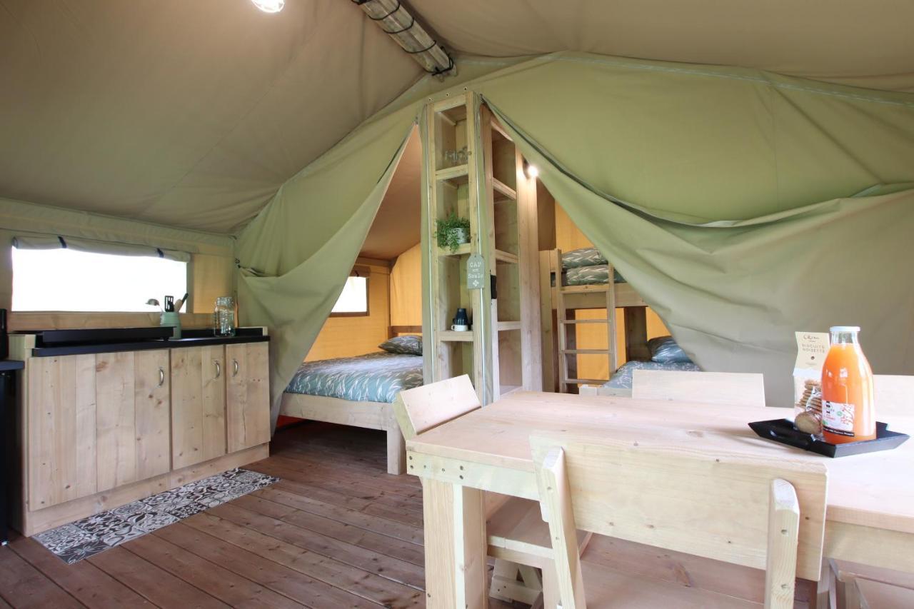 Tente Safari Lodge Ferme Carrique Tardets-Sorholus Extérieur photo