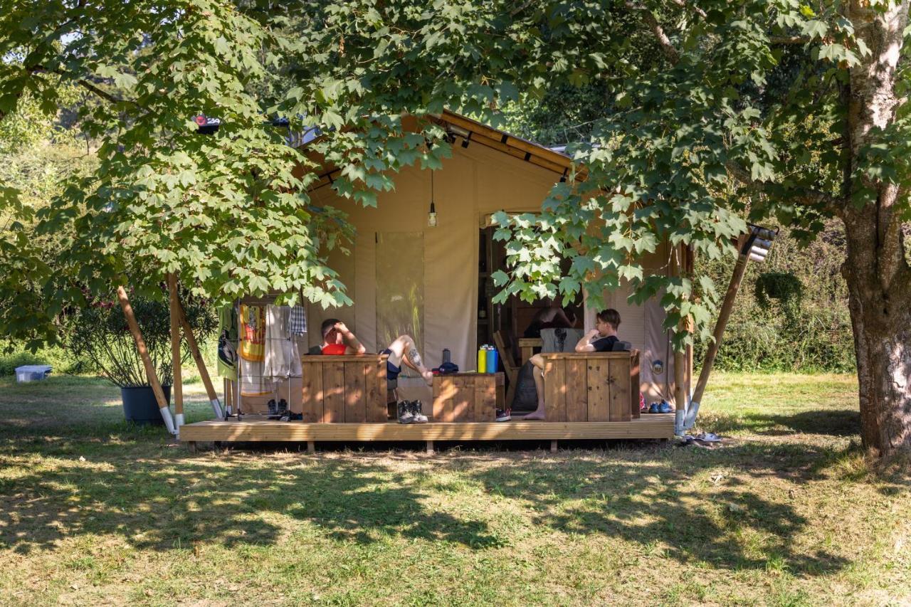 Tente Safari Lodge Ferme Carrique Tardets-Sorholus Extérieur photo